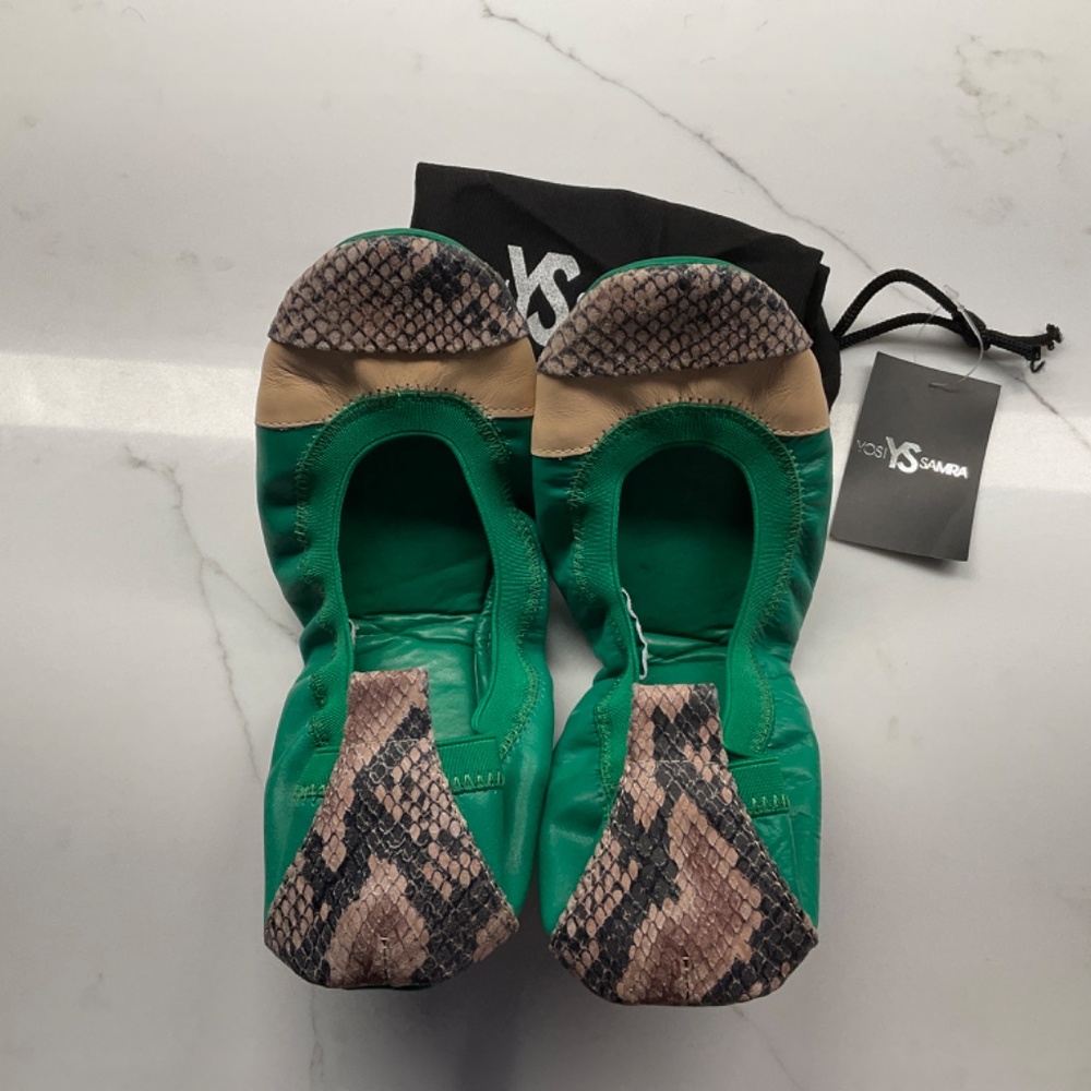 Yosi Samra  Fold Up Ballet Flats Sz. 10